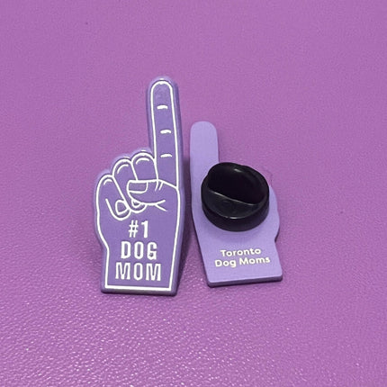 #1 Dog Mom Pin