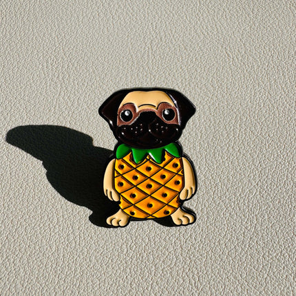 Pineapple Pug Pin