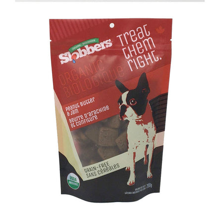 Slobbers Peanut Butter and Jam Grain Free Crunchy Treats