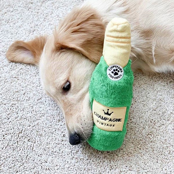 ZippyPaws Happy Hour Crusherz - Champagne