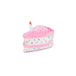 ZippyPaws Birthday Cake Dog Toy - Pink